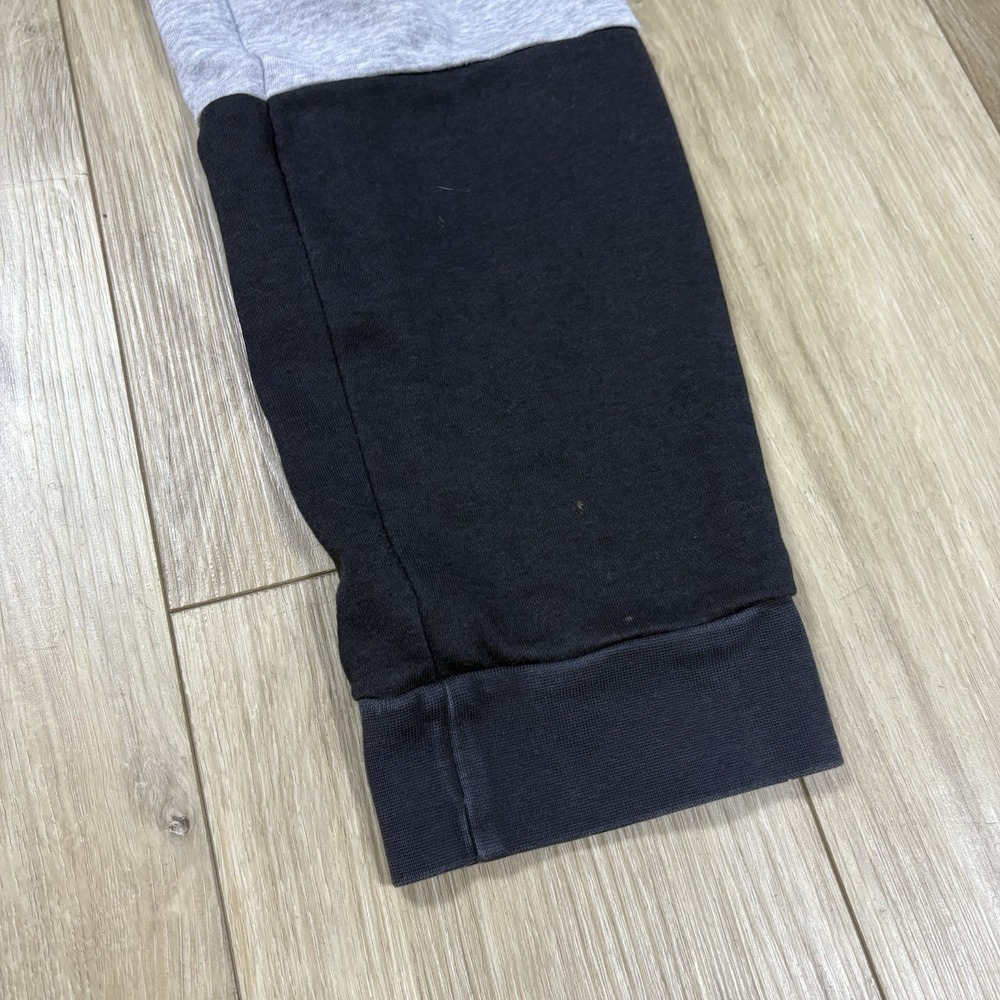 Adidas Joggers Mens Medium Black Drawstring Knit Workout Big Spell Out Logo - Picture 2 of 8